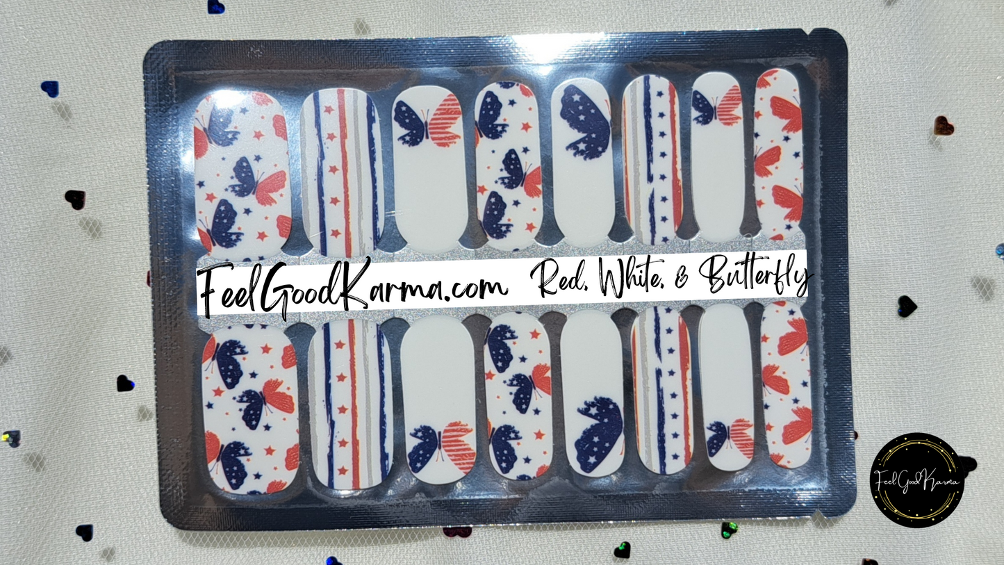 Red, White, And Butterfly