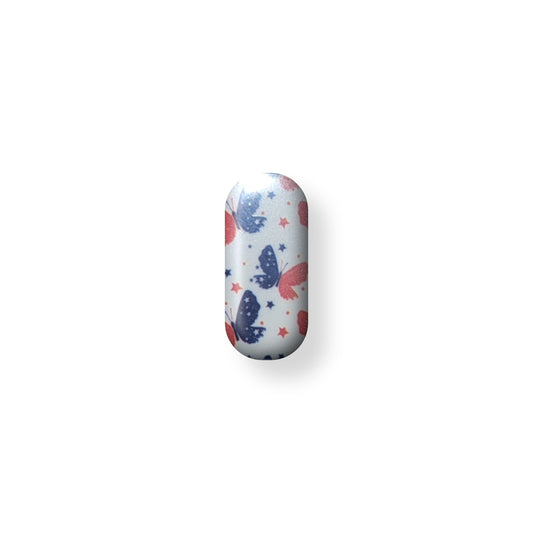 Red, White, And Butterfly